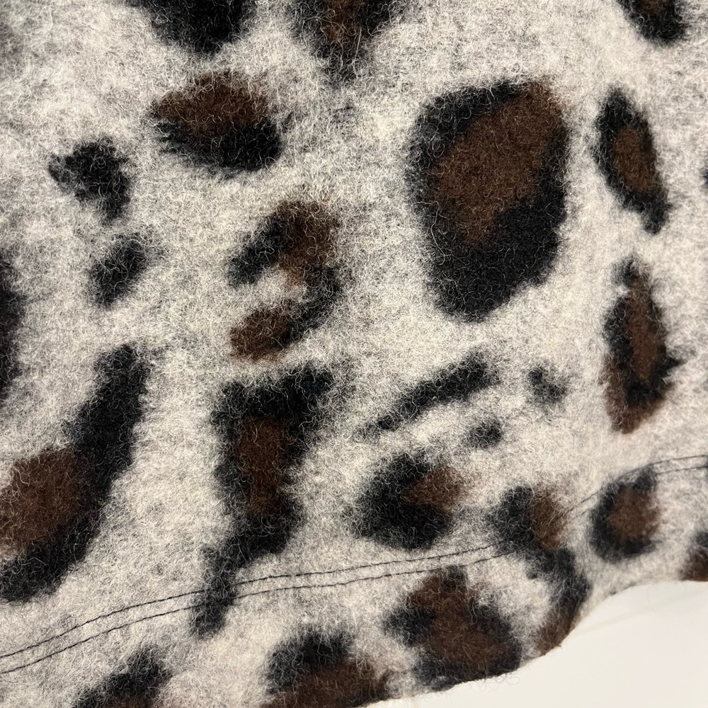 Sea Wool Animal Print Skirt - Picture 9 of 11